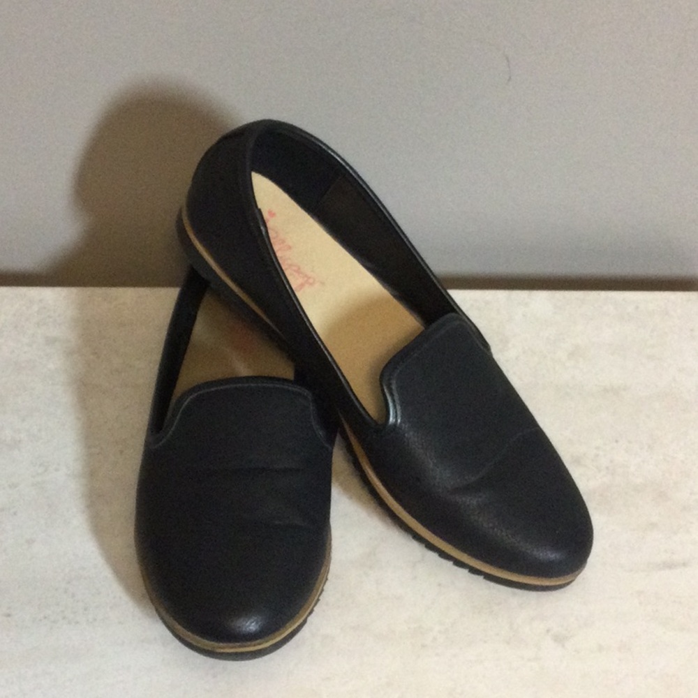 9M Jellypop Black Slip-On Loafers